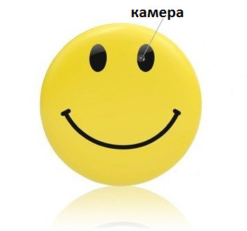 Мини скрита камера в значка с MP3 плеър, 720х480 пиксела резолюция